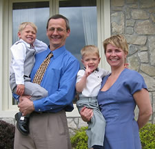 Gary Harbo and family